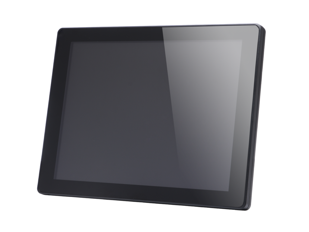 Poindus M357 - 15" Touch-Monitor, 1024x768 Auflösung, VGA, DVI, USB-B - Perfekt für POS und Interaktion.